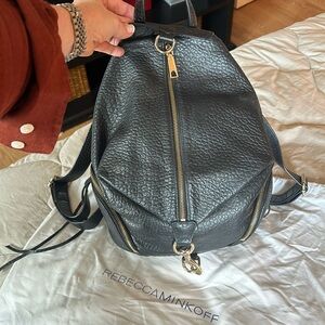 Rebecca Minkoff Julien black leather backpack